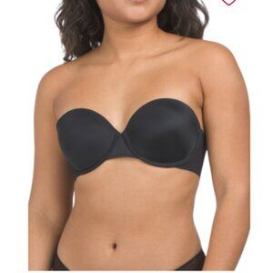 Spanx "Up For Anything" Strapless convertible underwire Bra  - Black - 38DD